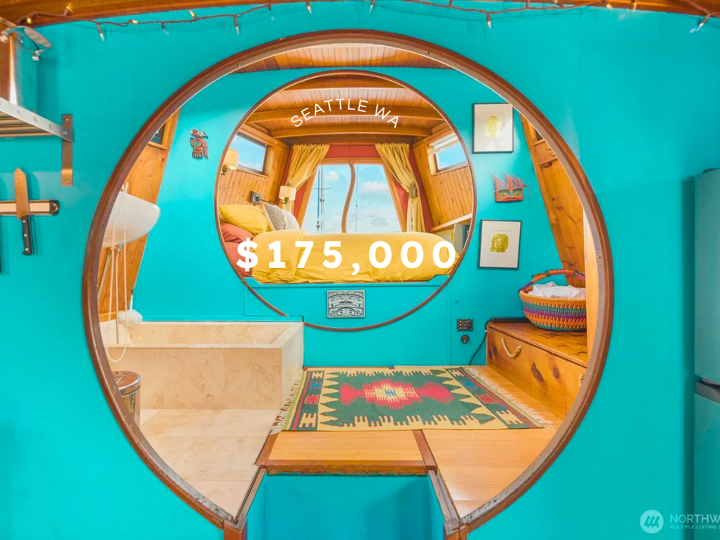 Dreamy Houseboat in Seattle, WA – $175K