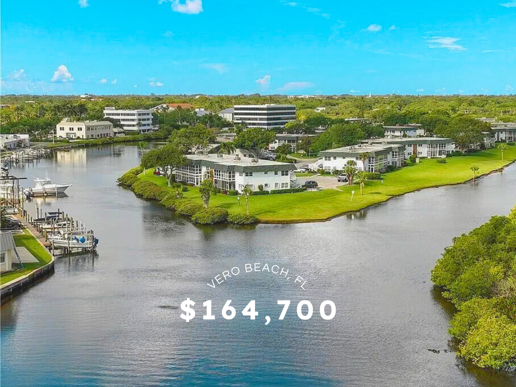 Relaxing Waterfront Condo in Vero Beach – $164.7K