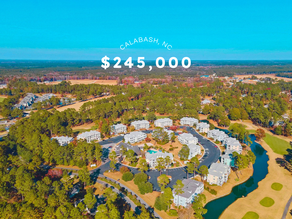 Gated Golf Course Condo in Calabash, NC – $245,000