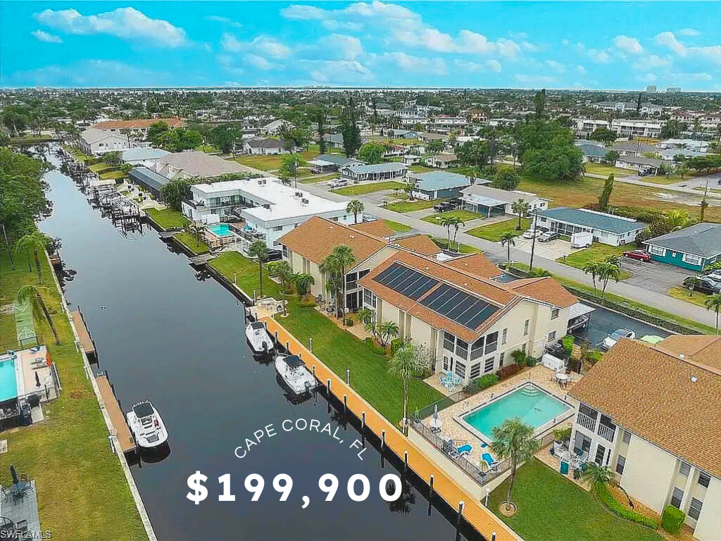 Modern Waterfront Condo in Cape Coral, FL – $199,900
