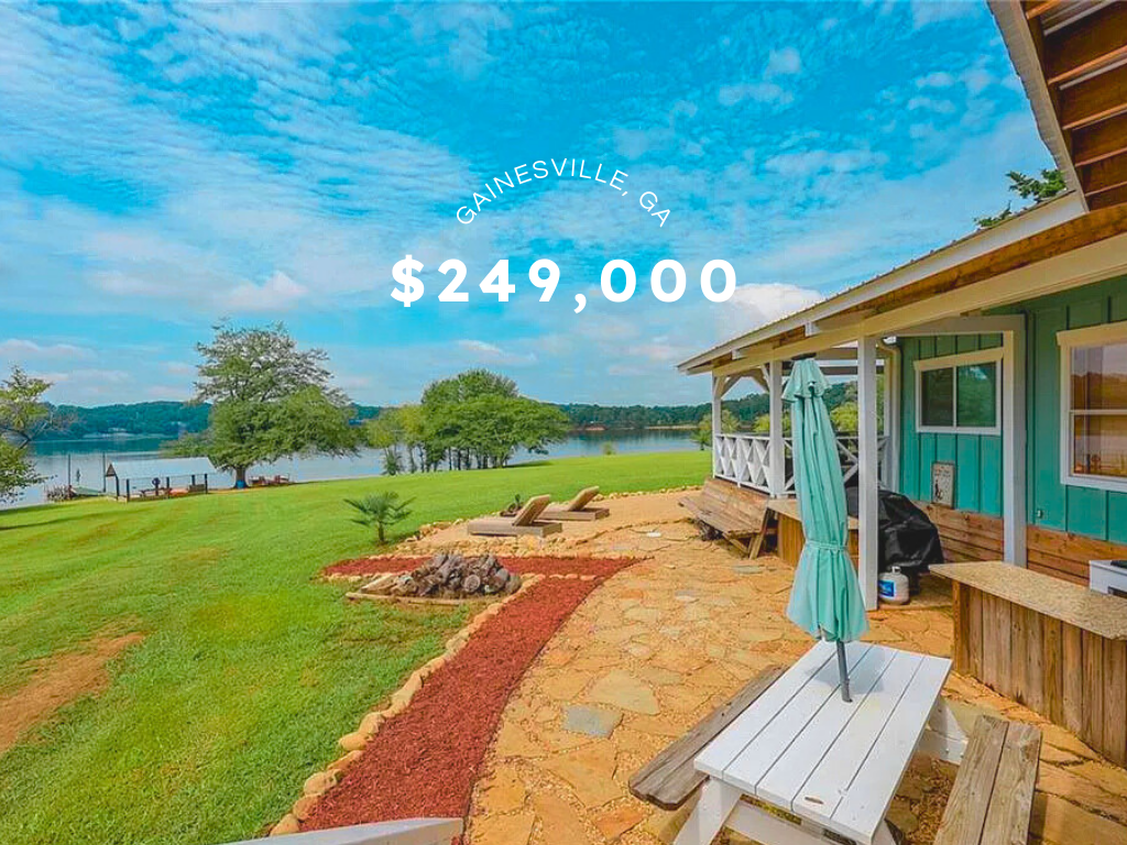 Lakefront Retreat in Gainesville, GA – $249,000