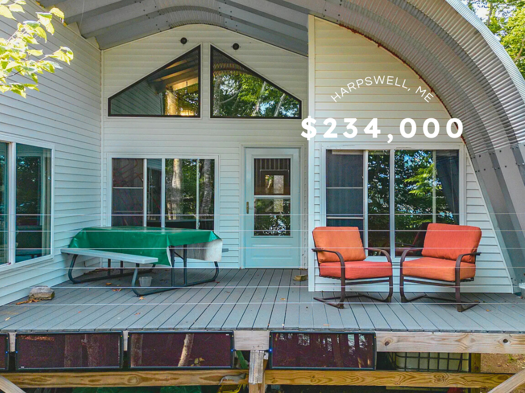 Off-Grid Island Retreat in Harpswell, ME – $234,000
