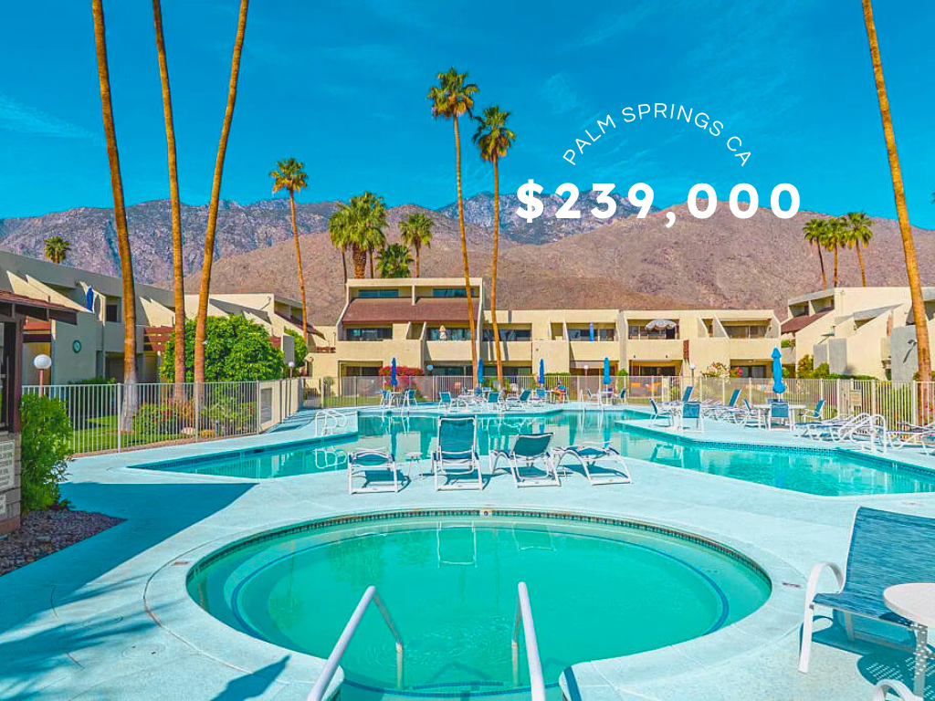 Poolside Condo in Palm Springs, CA – $239K
