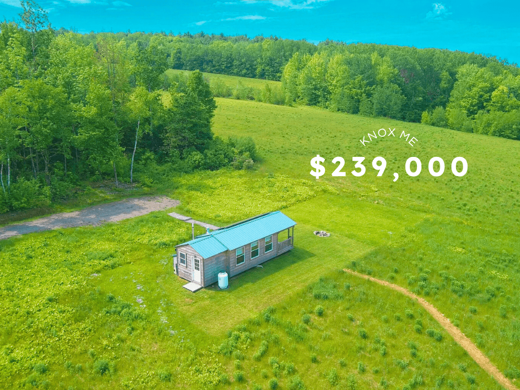 Off-Grid Cabin Retreat in Knox, ME – $239k