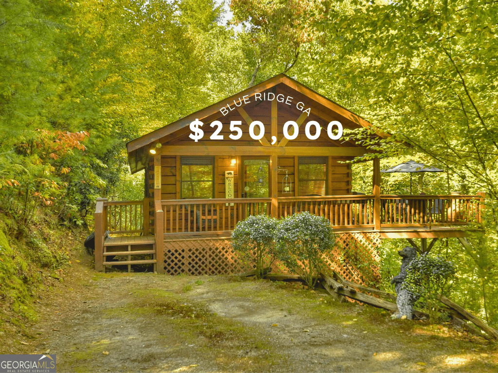 A Cabin Hideaway in Blue Ridge, GA – $250K