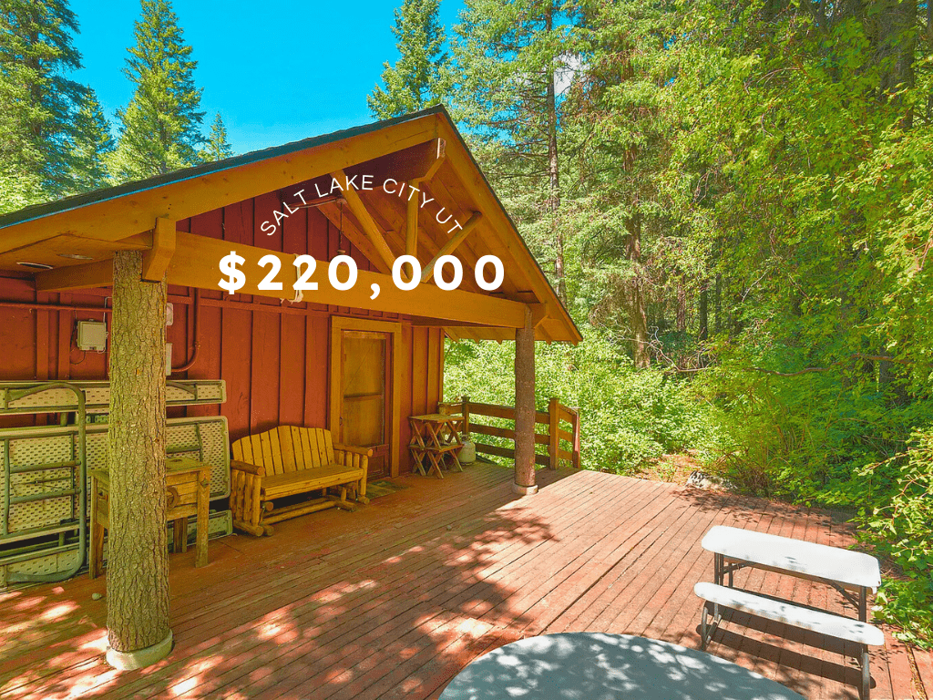 Porter Fork Creek Cabin in Millcreek Canyon — $220,000