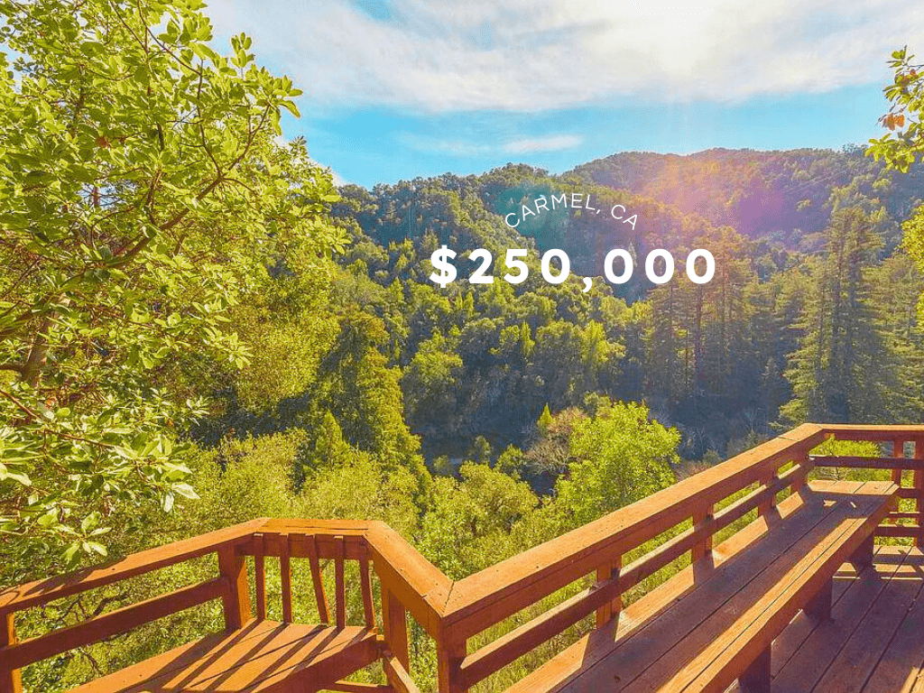 Cozy Vacation Cabin in Carmel, CA – $250,000