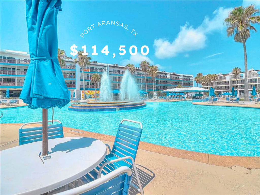 Gulf-View Condo in Port Aransas, TX – $114,500