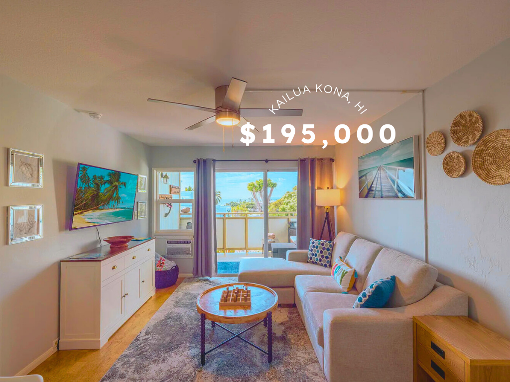 Ocean-View Condo in Kailua Kona, HI – $195,000