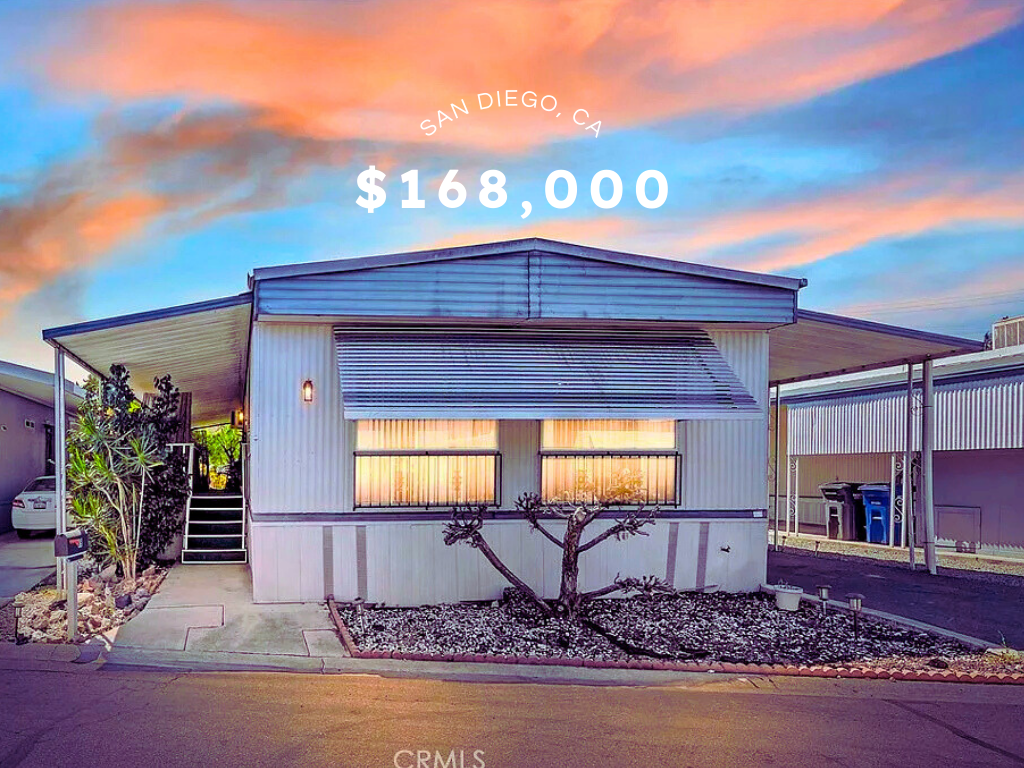 Leisureland Home in San Diego, CA – $168,000