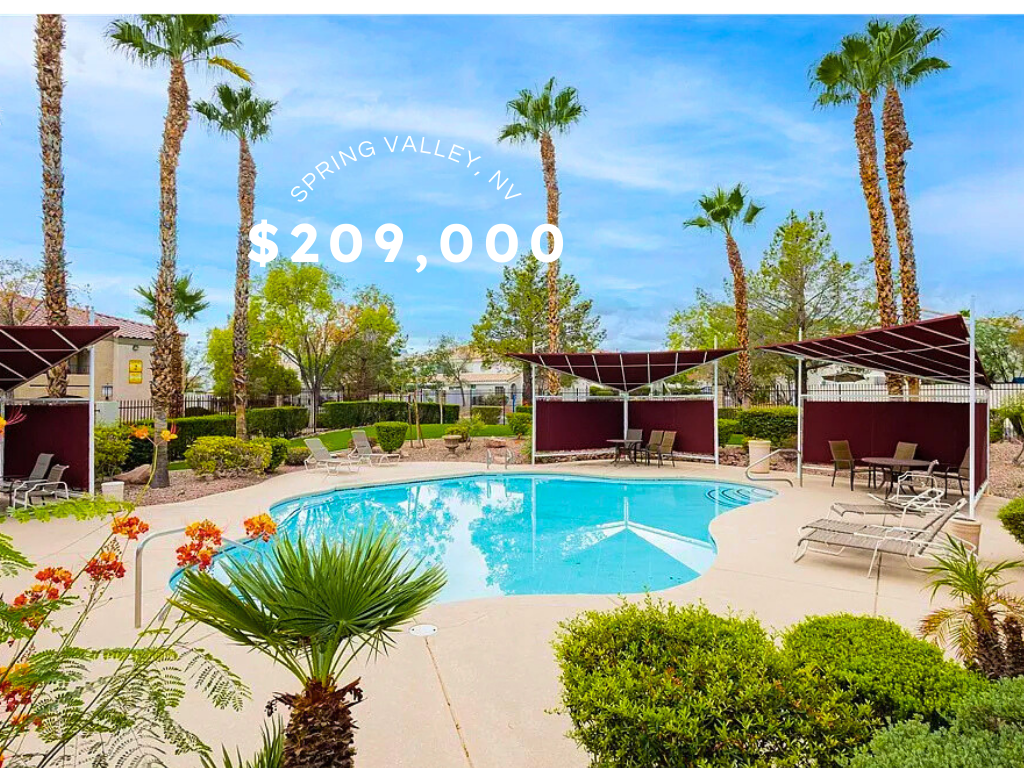 Condo with Pool Access in Spring Valley, NV – $209,000