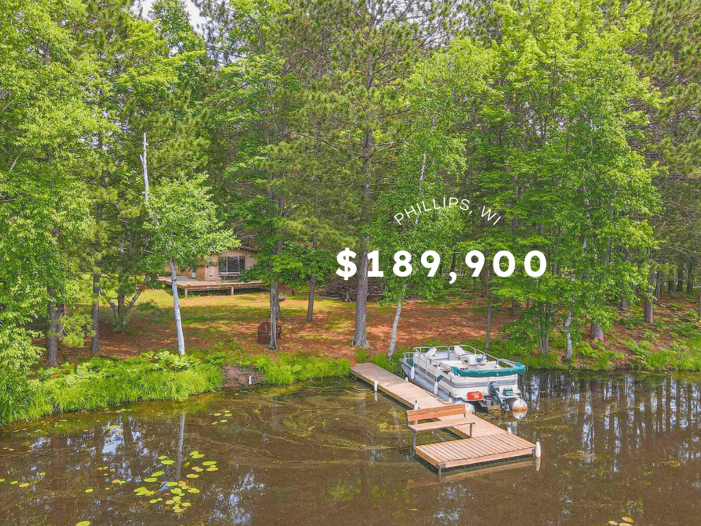 Soo Lake Getaway in Phillips, WI – $189,900