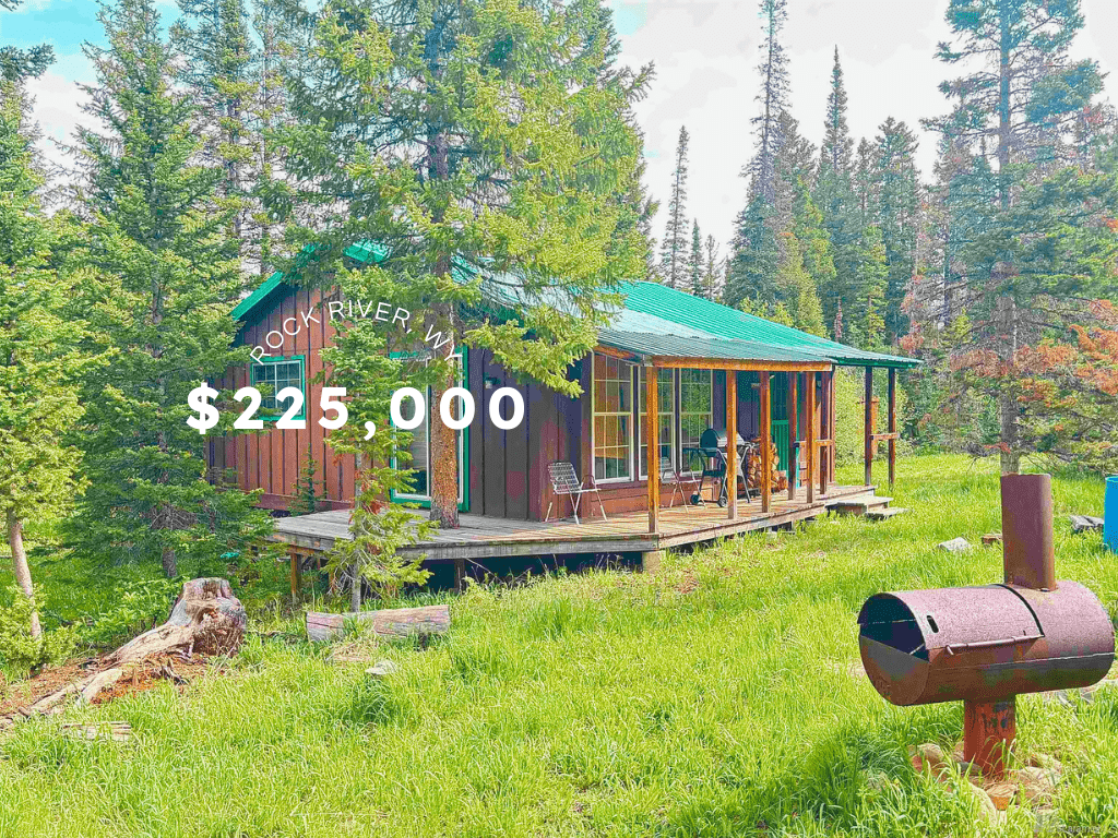 Off-Grid Cabin in Rock River, WY – $225,000