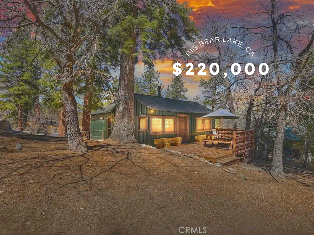 Cozy Forest Cabin in Big Bear Lake, CA – $220,000