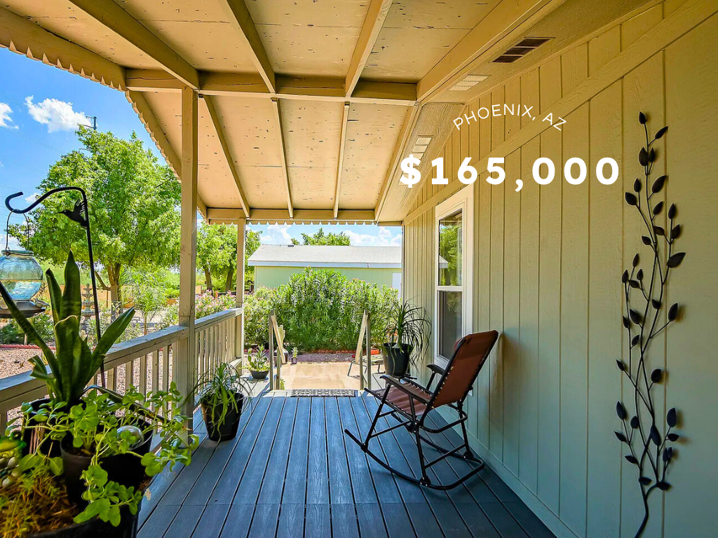 Desert Retreat in Phoenix’s Paradise Peak West – $165,000