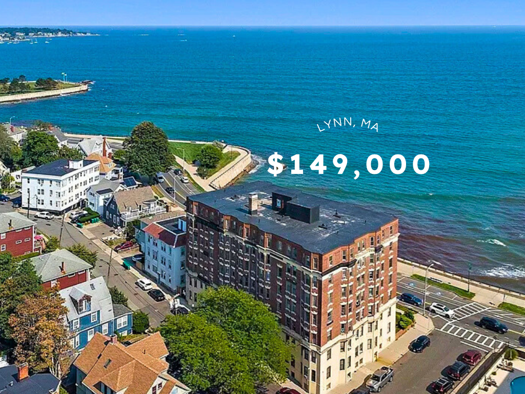 Oceanfront Studio Condo in Lynn, MA – $149,000