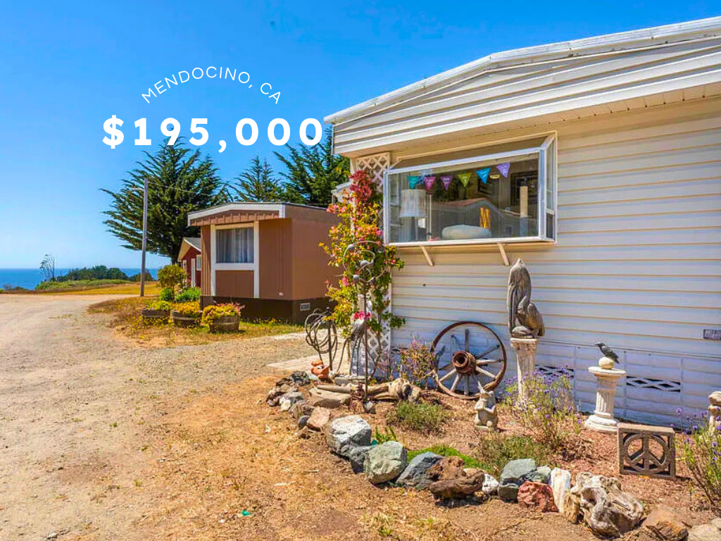 Peaceful Coastal Home in Mendocino, CA - $195,000