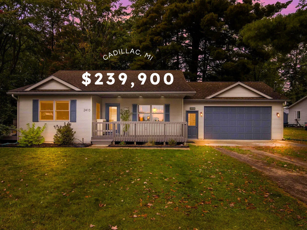 Cozy Corner Home with Lake Access in Cadillac, MI - $239,900