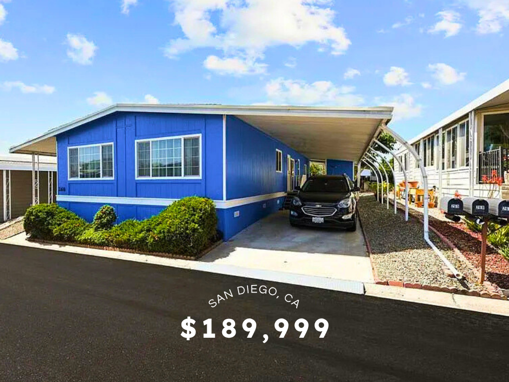Manufactured Home with Modern Upgrades in San Diego, CA – $189,999