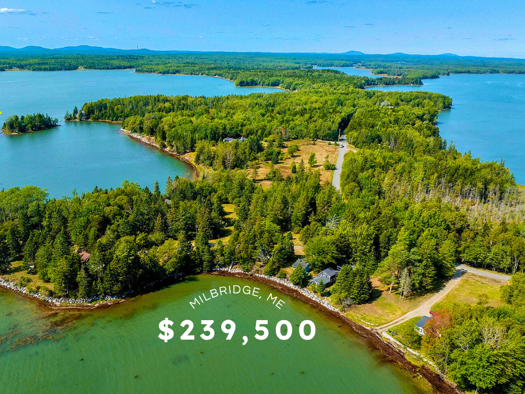Oceanfront Cottage on Private Island in Milbridge, ME – $239,500