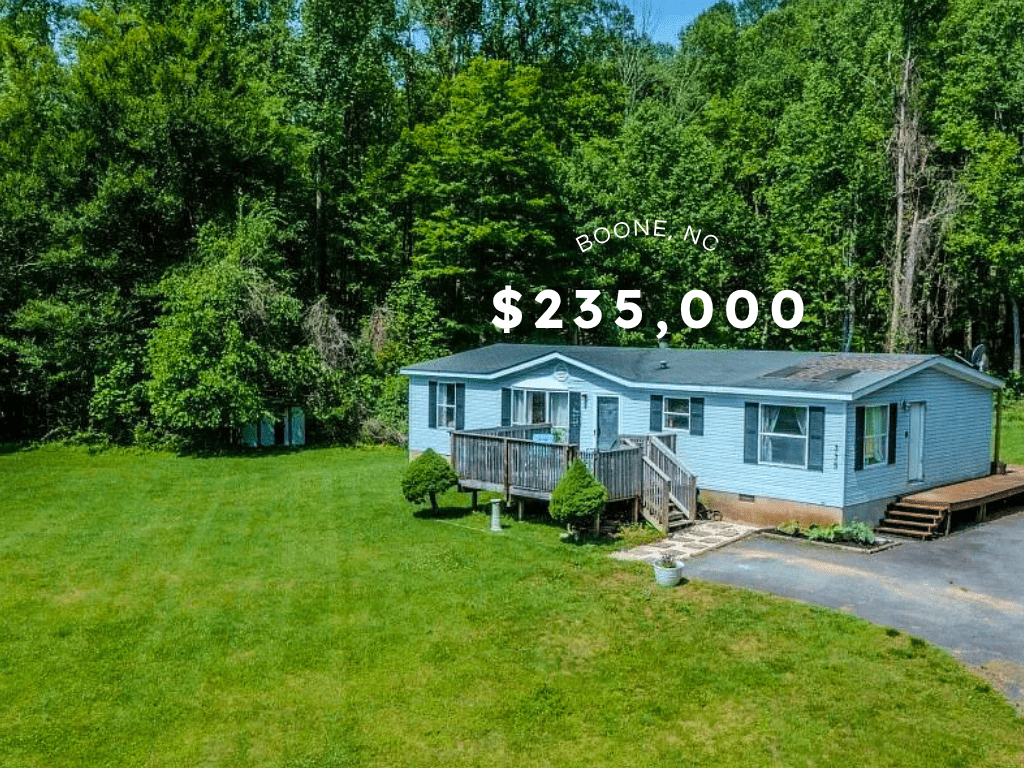 Peaceful Mountain Home Near Boone, NC – $235,000