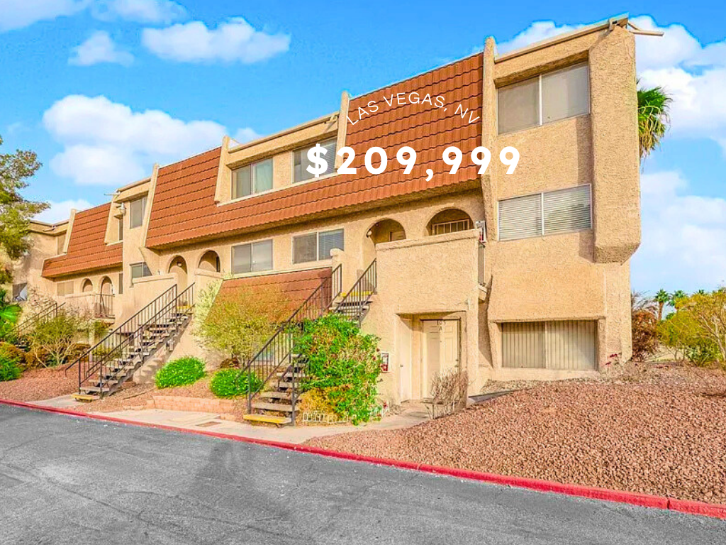 Condo with Private Balcony in Las Vegas, NV – $209,999