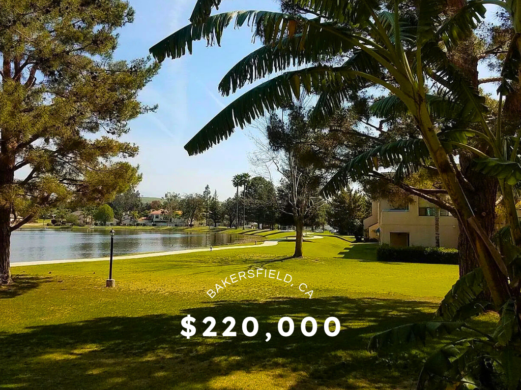 Updated Lakeside Condo in Bakersfield, CA – $220,000