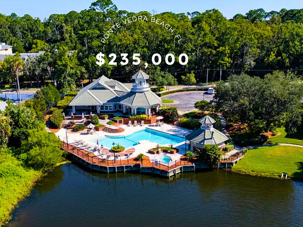 Bright Coastal Retreat in Ponte Vedra Beach, FL – $235,000