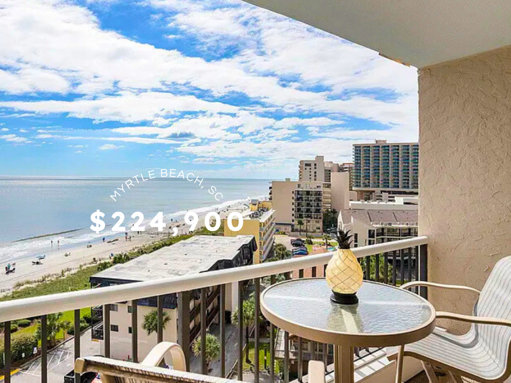Oceanfront Myrtle Beach Condo in South Carolina – $224,900