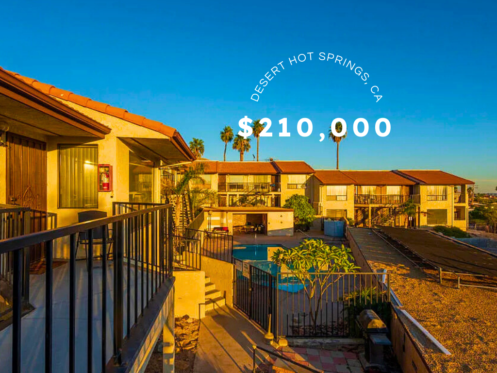 Modern Corner Condo in Desert Hot Springs, CA – $210,000