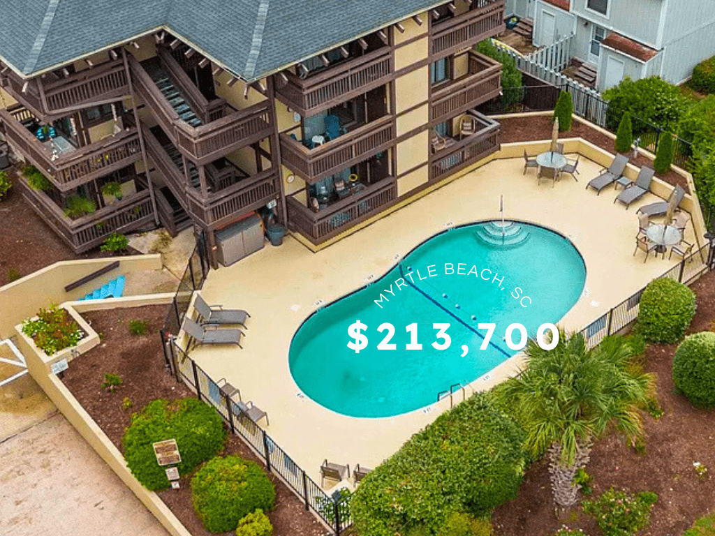 Coastal Condo Near the Beach in Myrtle Beach, SC – $213,700