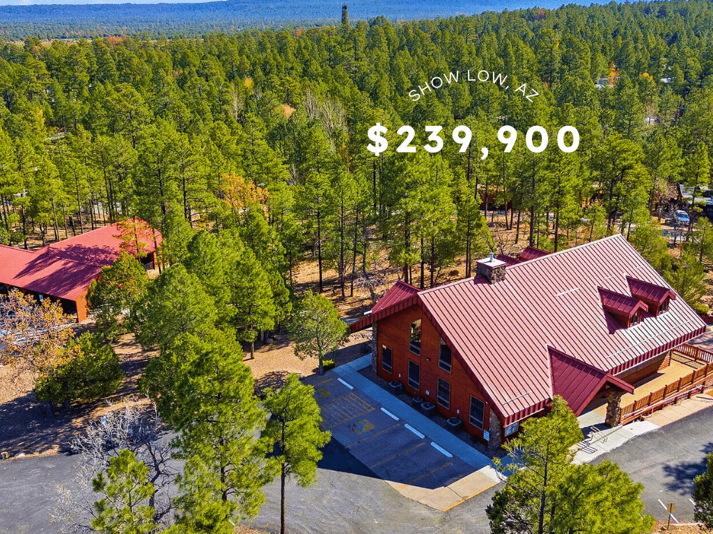 Scenic White Mountain Vacation Home in Show Low, AZ – $239,900