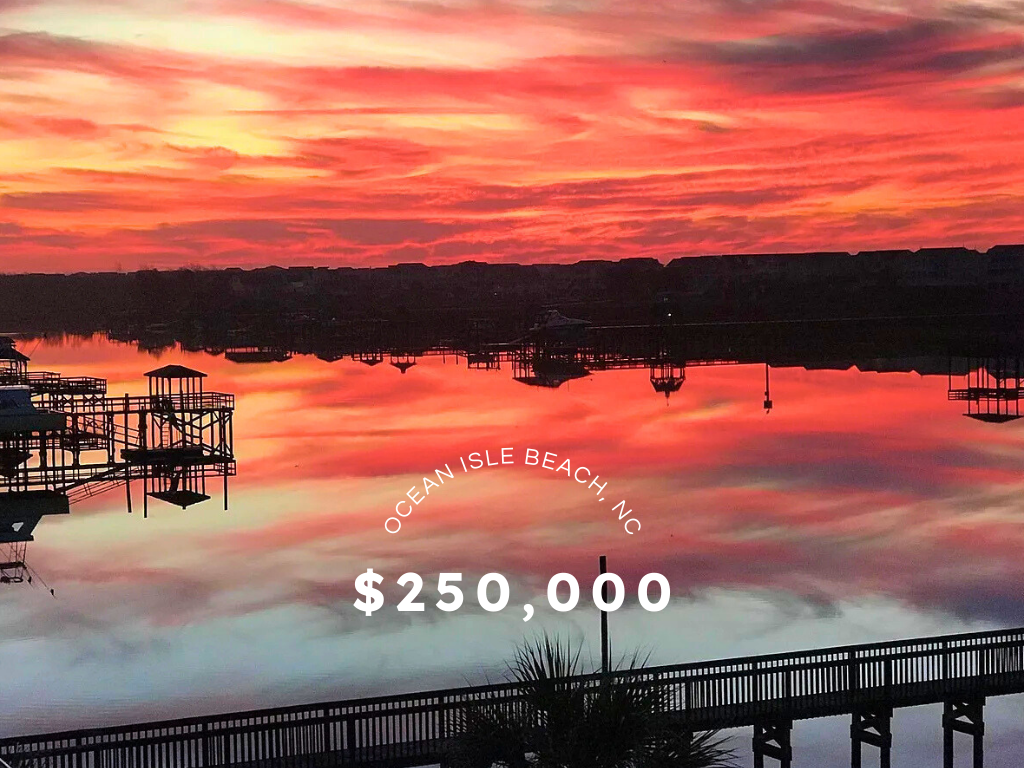 Waterfront Golf Course Condo in Ocean Isle Beach, NC – $250,000