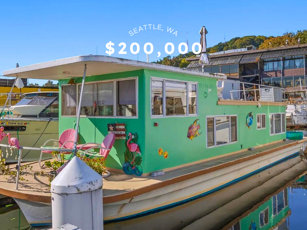 Stunning Floating Home on Lake Union, Seattle – $200,000