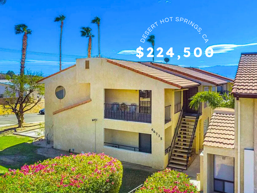 Upgraded Mountain-View Condo in Desert Hot Springs, CA – $224,500