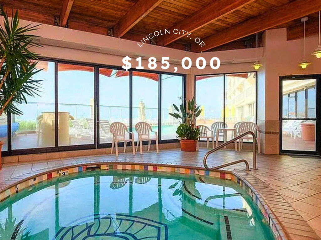 Oceanfront Condo With Panoramic Views in Lincoln City, OR — $185,000